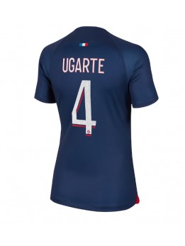 Ženski Nogometna dresi replika Paris Saint-Germain Manuel Ugarte #4 Domači 2023-24 Kratek rokav